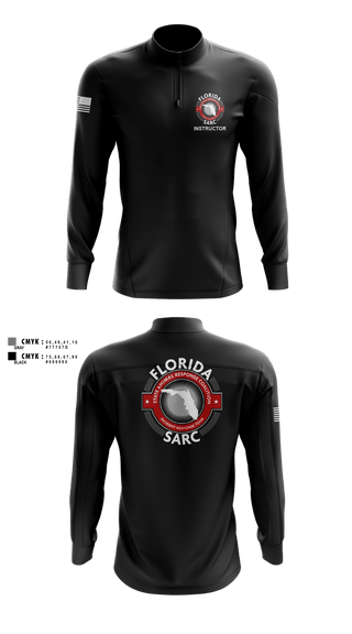 Quarter Zip Jacket, Florida State Animal Response Coalition, , Teamtime, Team time, sublimation, custom sports apparel, team uniforms, spirit wear, spiritwear, sports uniforms, custom shirts, team store, custom team store, fundraiser sports, apparel fundraiser
