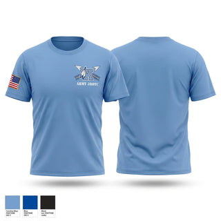 Old School Cotton Feel Shirt, Kankakee JROTC, Army, Teamtime, Team time, sublimation, custom sports apparel, team uniforms, spirit wear, spiritwear, sports uniforms, custom shirts, team store, custom team store, fundraiser sports, apparel fundraiser