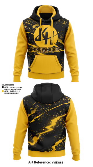 Hoodie, Kenowa Hills Volleyball, Women's Volleyball, Teamtime, Team time, sublimation, custom sports apparel, team uniforms, spirit wear, spiritwear, sports uniforms, custom shirts, team store, custom team store, fundraiser sports, apparel fundraiser