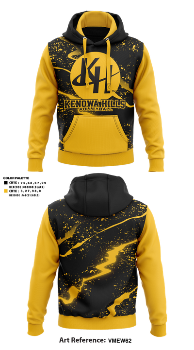 Kenowa Hills Volleyball 68443691 Hoodie - 1