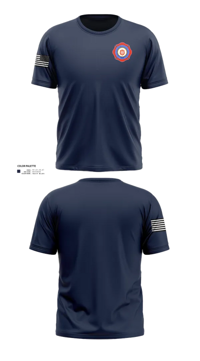 Groves Professional Firefighters Local 1905 75492624 Short Sleeve Performance Shirt - 23
