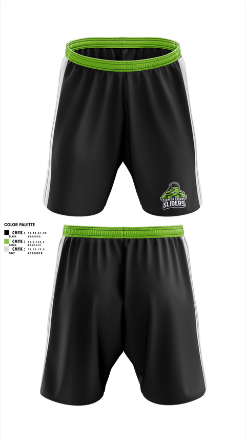 Athletic Shorts With Pockets, Seneca Creek Sliders, Baseball, Teamtime, Team time, sublimation, custom sports apparel, team uniforms, spirit wear, spiritwear, sports uniforms, custom shirts, team store, custom team store, fundraiser sports, apparel fundraiser