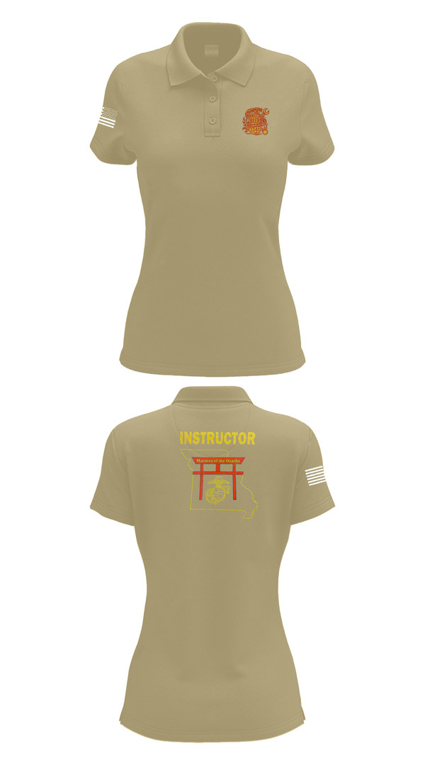Womens Short Sleeve Performance Polo, BEER, Marines, Teamtime, Team time, sublimation, custom sports apparel, team uniforms, spirit wear, spiritwear, sports uniforms, custom shirts, team store, custom team store, fundraiser sports, apparel fundraiser