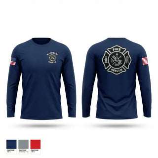 Long Sleeve Performance Shirt, Wattsburg Hose Company, Fire Department, Teamtime, Team time, sublimation, custom sports apparel, team uniforms, spirit wear, spiritwear, sports uniforms, custom shirts, team store, custom team store, fundraiser sports, apparel fundraiser