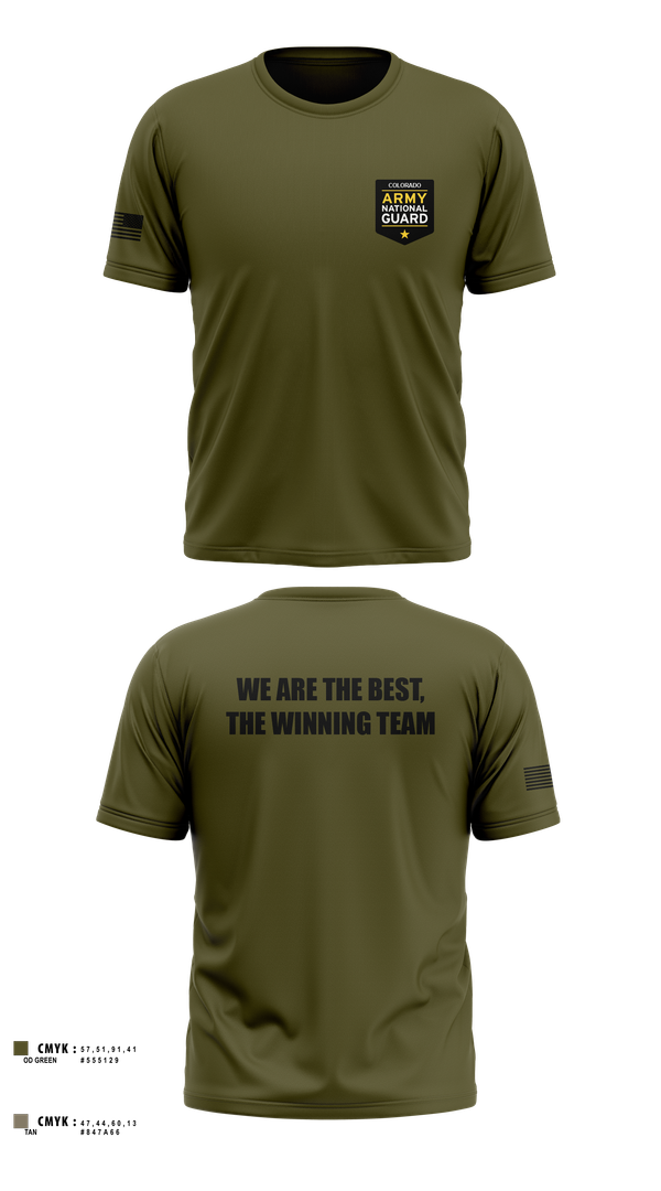 Old School Cotton Feel Shirt, Recruiting and Retention Battalion, National Guard, Teamtime, Team time, sublimation, custom sports apparel, team uniforms, spirit wear, spiritwear, sports uniforms, custom shirts, team store, custom team store, fundraiser sports, apparel fundraiser