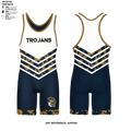 Antonito Trojans Wrestling Singlet - 8