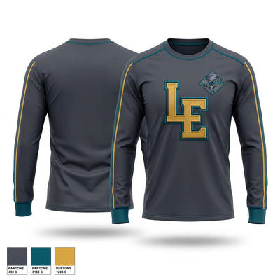 Lake-Erie Cyclones Long Sleeve Performance Shirt - 1