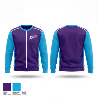 Crew Neck Sweatshirt, Komets, Softball, Teamtime, Team time, sublimation, custom sports apparel, team uniforms, spirit wear, spiritwear, sports uniforms, custom shirts, team store, custom team store, fundraiser sports, apparel fundraiser
