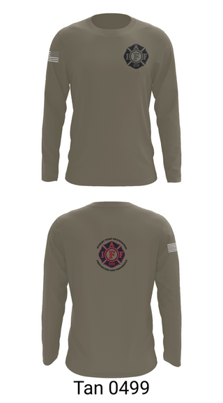 Long Sleeve Performance Shirt, Local 5519, Fire Department, Teamtime, Team time, sublimation, custom sports apparel, team uniforms, spirit wear, spiritwear, sports uniforms, custom shirts, team store, custom team store, fundraiser sports, apparel fundraiser