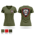 Yazoo City School Campus Police Women's Short Sleeve V-neck Shirt - 1