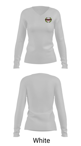 Womens Long Sleeve Vneck Shirt, Dominican baseball Academy, Baseball, Teamtime, Team time, sublimation, custom sports apparel, team uniforms, spirit wear, spiritwear, sports uniforms, custom shirts, team store, custom team store, fundraiser sports, apparel fundraiser