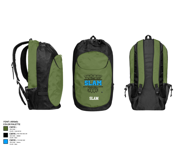 Gear Bag, Slam, Women's Basketball, Teamtime, Team time, sublimation, custom sports apparel, team uniforms, spirit wear, spiritwear, sports uniforms, custom shirts, team store, custom team store, fundraiser sports, apparel fundraiser