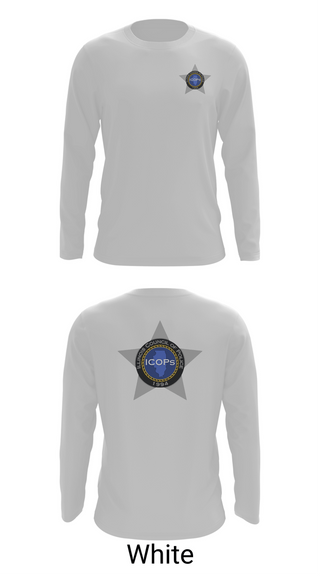 Long Sleeve Performance Shirt, Illinois Council of Police, Police, Teamtime, Team time, sublimation, custom sports apparel, team uniforms, spirit wear, spiritwear, sports uniforms, custom shirts, team store, custom team store, fundraiser sports, apparel fundraiser