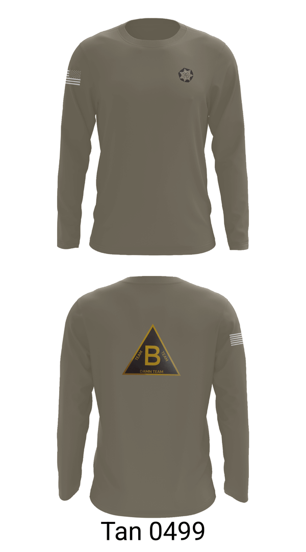Long Sleeve Performance Shirt, Greenville County Sheriff’s Office - Bravo Platoon, Police, Teamtime, Team time, sublimation, custom sports apparel, team uniforms, spirit wear, spiritwear, sports uniforms, custom shirts, team store, custom team store, fundraiser sports, apparel fundraiser