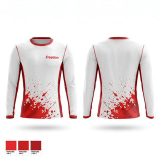 Long Sleeve Performance Shirt, Freedom, Softball, Teamtime, Team time, sublimation, custom sports apparel, team uniforms, spirit wear, spiritwear, sports uniforms, custom shirts, team store, custom team store, fundraiser sports, apparel fundraiser