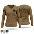 Afsoc 33803582 Women's Long Sleeve V-neck Shirt - 1