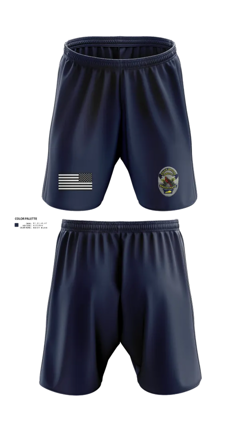 Athletic Shorts With Pockets, Radcliff Police Department, , Teamtime, Team time, sublimation, custom sports apparel, team uniforms, spirit wear, spiritwear, sports uniforms, custom shirts, team store, custom team store, fundraiser sports, apparel fundraiser