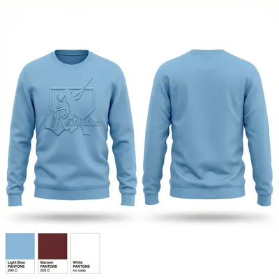 Revolution Delco 14U White 16539656 Crew Neck Sweatshirt - 2
