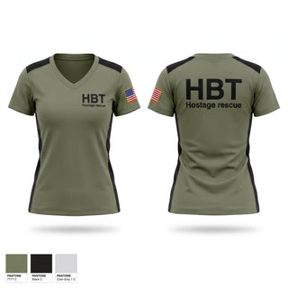 Womens Short Sleeve Vneck Shirt, HBT, Police, Teamtime, Team time, sublimation, custom sports apparel, team uniforms, spirit wear, spiritwear, sports uniforms, custom shirts, team store, custom team store, fundraiser sports, apparel fundraiser