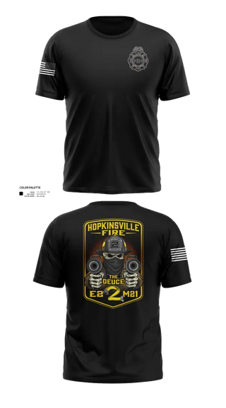 Short Sleeve Performance Shirt, Hopkinsville Fire Department, Fire Department, Teamtime, Team time, sublimation, custom sports apparel, team uniforms, spirit wear, spiritwear, sports uniforms, custom shirts, team store, custom team store, fundraiser sports, apparel fundraiser
