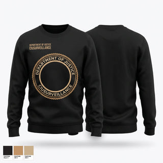 Crew Neck Sweatshirt, DEPARTMENT OF JUSTICE, , Teamtime, Team time, sublimation, custom sports apparel, team uniforms, spirit wear, spiritwear, sports uniforms, custom shirts, team store, custom team store, fundraiser sports, apparel fundraiser