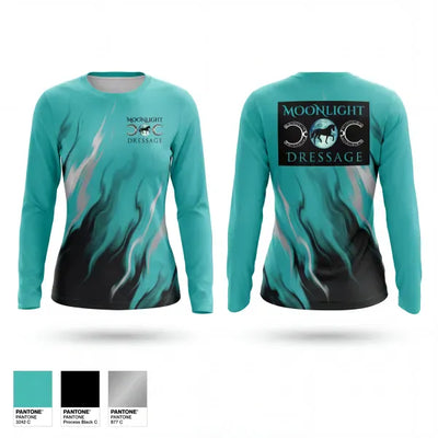 Moonlight dressage 2054267 Long Sleeve Performance Shirt 1