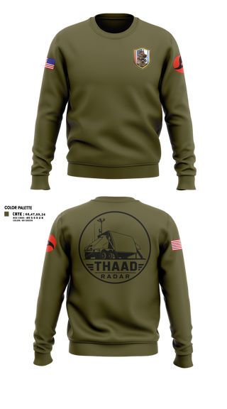 Crew Neck Sweatshirt, 13th MDB, Army, Teamtime, Team time, sublimation, custom sports apparel, team uniforms, spirit wear, spiritwear, sports uniforms, custom shirts, team store, custom team store, fundraiser sports, apparel fundraiser