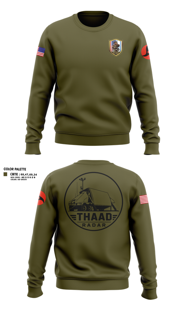 Crew Neck Sweatshirt, 13th MDB, Army, Teamtime, Team time, sublimation, custom sports apparel, team uniforms, spirit wear, spiritwear, sports uniforms, custom shirts, team store, custom team store, fundraiser sports, apparel fundraiser