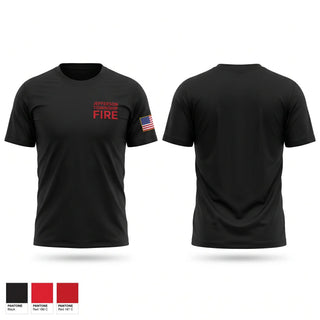 Short Sleeve Performance Shirt, JEFFERSON TOWNSHIP FIRE, Fire Department, Teamtime, Team time, sublimation, custom sports apparel, team uniforms, spirit wear, spiritwear, sports uniforms, custom shirts, team store, custom team store, fundraiser sports, apparel fundraiser