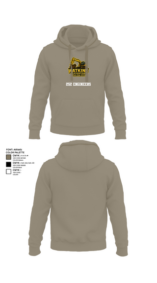 Hoodie, 252 EngineersWatkins Excavation, , Teamtime, Team time, sublimation, custom sports apparel, team uniforms, spirit wear, spiritwear, sports uniforms, custom shirts, team store, custom team store, fundraiser sports, apparel fundraiser