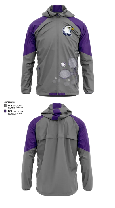 Albion Purple Eagles 96100388 Windbreaker - 3