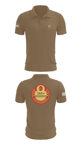 Short Sleeve Performance Polo, 560th Redhorse Unit, , Teamtime, Team time, sublimation, custom sports apparel, team uniforms, spirit wear, spiritwear, sports uniforms, custom shirts, team store, custom team store, fundraiser sports, apparel fundraiser