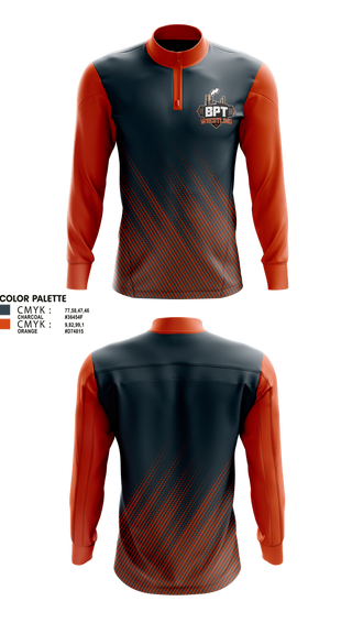 Quarter Zip Jacket, BPT Wrestling, Wrestling, Teamtime, Team time, sublimation, custom sports apparel, team uniforms, spirit wear, spiritwear, sports uniforms, custom shirts, team store, custom team store, fundraiser sports, apparel fundraiser
