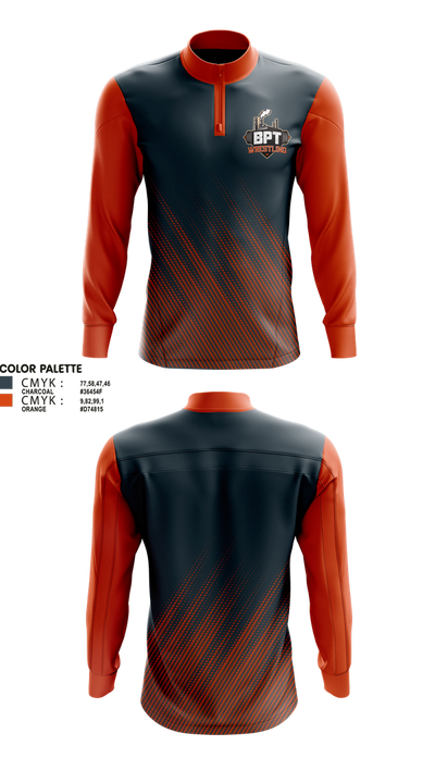BPT Wrestling 50112893 Quarter Zip Jacket - 1
