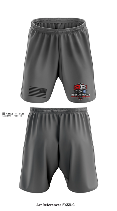 Rescue Ready Solutions Athletic Shorts With Pockets - 11