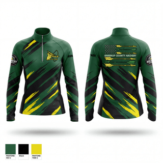 Quarter Zip Jacket, GES / AES ARCHERY, E-Sports, Teamtime, Team time, sublimation, custom sports apparel, team uniforms, spirit wear, spiritwear, sports uniforms, custom shirts, team store, custom team store, fundraiser sports, apparel fundraiser