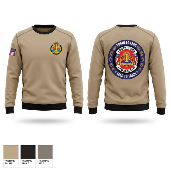 Crew Neck Sweatshirt, Henry H. Lind NCO Academy, Army, Teamtime, Team time, sublimation, custom sports apparel, team uniforms, spirit wear, spiritwear, sports uniforms, custom shirts, team store, custom team store, fundraiser sports, apparel fundraiser