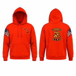 Hoodie, Leathernecks, Marines, Teamtime, Team time, sublimation, custom sports apparel, team uniforms, spirit wear, spiritwear, sports uniforms, custom shirts, team store, custom team store, fundraiser sports, apparel fundraiser