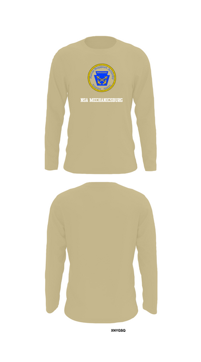 NSA Mechanicsburg 84971329 Long Sleeve Performance Shirt 88