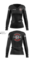 Gallatin Fire Department Station 4 20459748 Women's Long Sleeve V-neck Shirt - 40