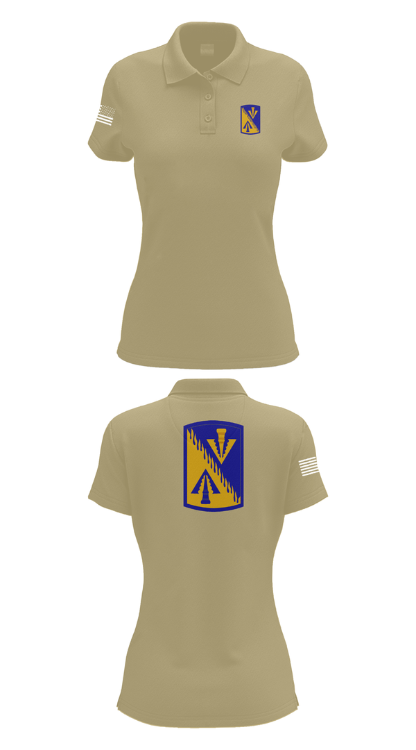 Womens Short Sleeve Performance Polo, 128th Aviation Brigade, Army, Teamtime, Team time, sublimation, custom sports apparel, team uniforms, spirit wear, spiritwear, sports uniforms, custom shirts, team store, custom team store, fundraiser sports, apparel fundraiser