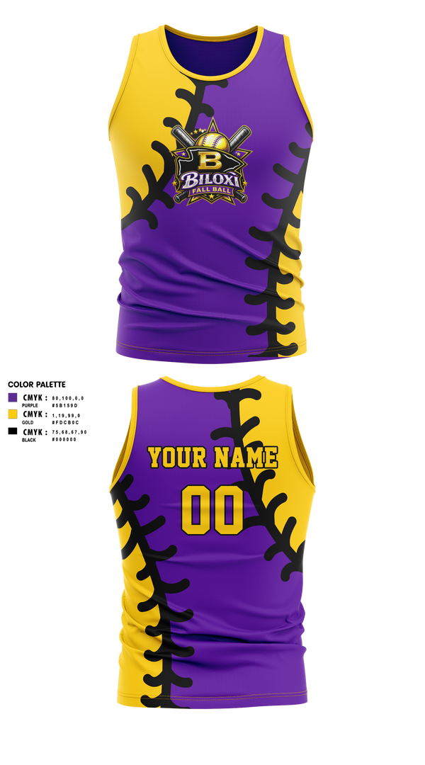 Mens Track Singlet, Biloxi, Softball, Teamtime, Team time, sublimation, custom sports apparel, team uniforms, spirit wear, spiritwear, sports uniforms, custom shirts, team store, custom team store, fundraiser sports, apparel fundraiser