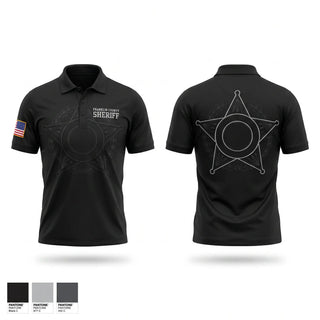 Short Sleeve Performance Polo, Franklin County Sheriff, Police, Teamtime, Team time, sublimation, custom sports apparel, team uniforms, spirit wear, spiritwear, sports uniforms, custom shirts, team store, custom team store, fundraiser sports, apparel fundraiser