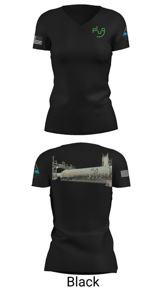 Womens Short Sleeve Vneck Shirt, Plug Green Hydrogen, , Teamtime, Team time, sublimation, custom sports apparel, team uniforms, spirit wear, spiritwear, sports uniforms, custom shirts, team store, custom team store, fundraiser sports, apparel fundraiser