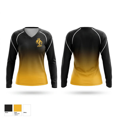 E-Hawks Women's Long Sleeve V-neck Shirt - 1