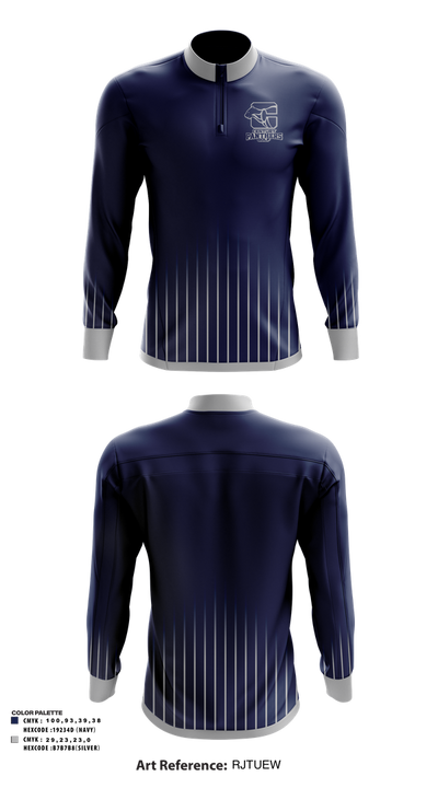 Century Panthers Golf 40813658 Quarter Zip Jacket - 1