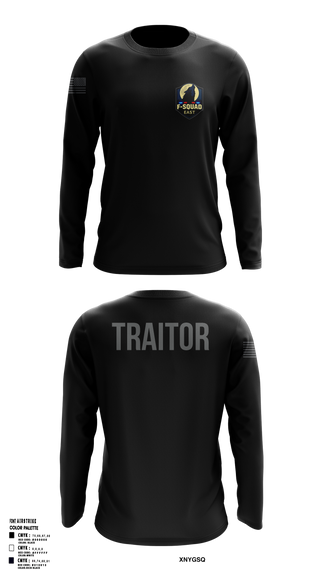 Long Sleeve Performance Shirt, F- Squad East, Police, Teamtime, Team time, sublimation, custom sports apparel, team uniforms, spirit wear, spiritwear, sports uniforms, custom shirts, team store, custom team store, fundraiser sports, apparel fundraiser
