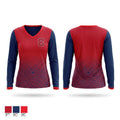 Cornell Women's Long Sleeve V-neck Shirt - 1
