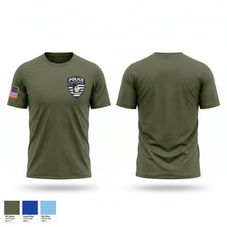 Short Sleeve Performance Shirt, Haughton Police Department, Police, Teamtime, Team time, sublimation, custom sports apparel, team uniforms, spirit wear, spiritwear, sports uniforms, custom shirts, team store, custom team store, fundraiser sports, apparel fundraiser