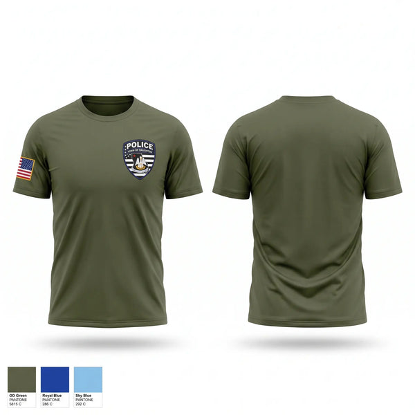 Short Sleeve Performance Shirt, Haughton Police Department, Police, Teamtime, Team time, sublimation, custom sports apparel, team uniforms, spirit wear, spiritwear, sports uniforms, custom shirts, team store, custom team store, fundraiser sports, apparel fundraiser